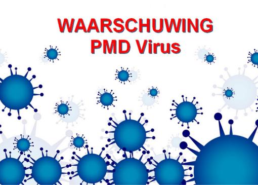PMV (Paramyxo virus) geconstateerd