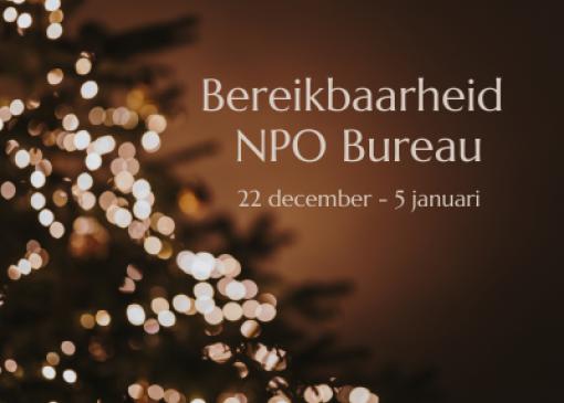 Bereikbaarheid NPO Bureau